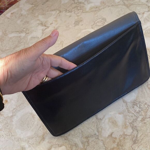 Vintage Bally Leather Clutch Bag - Picture 11 of 15
